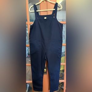 Women’s Navy Blue Utility Overalls